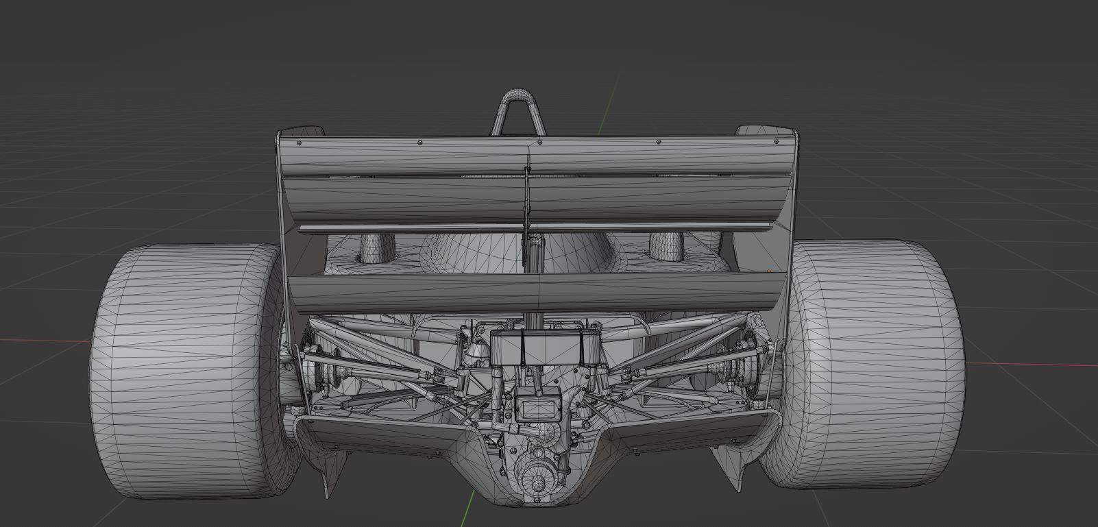 Lotus 98T Low Poly PRINT AND 3D MODEL RACE CAR FORMULA 1  Low-poly 3D model_7