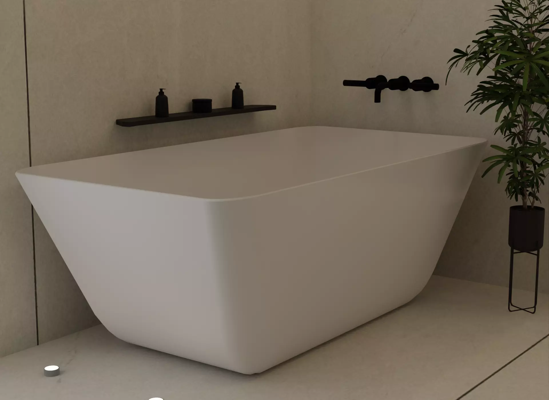 Bath tub 3D model_0