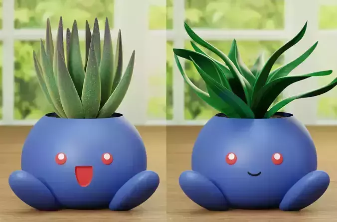ODDISH PLANTER DECORATION 2 MODELS Pokemon