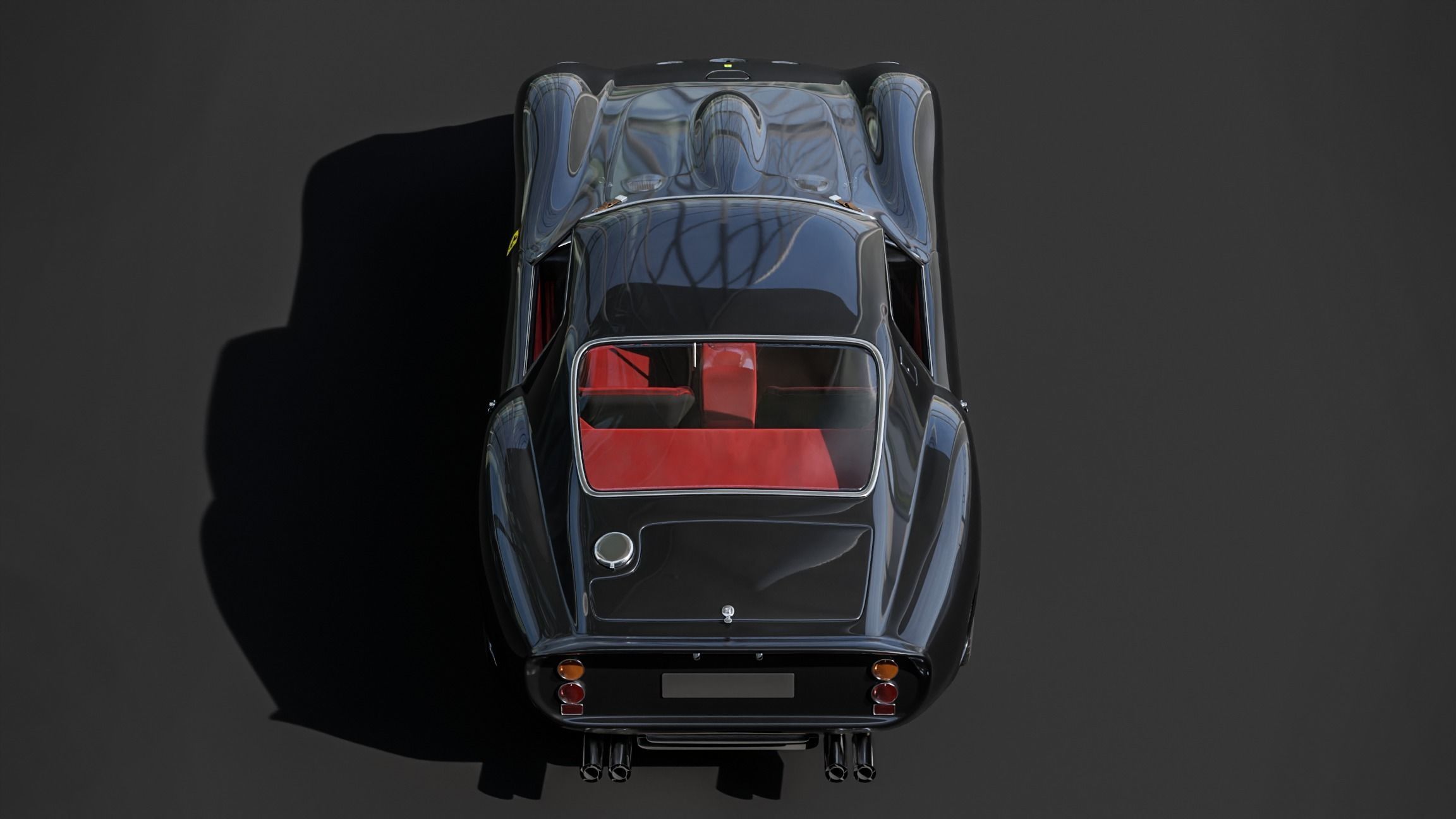 Ferrari 250 GTO - The Greatest Ferrari Ever Made Low-poly 3D model_2