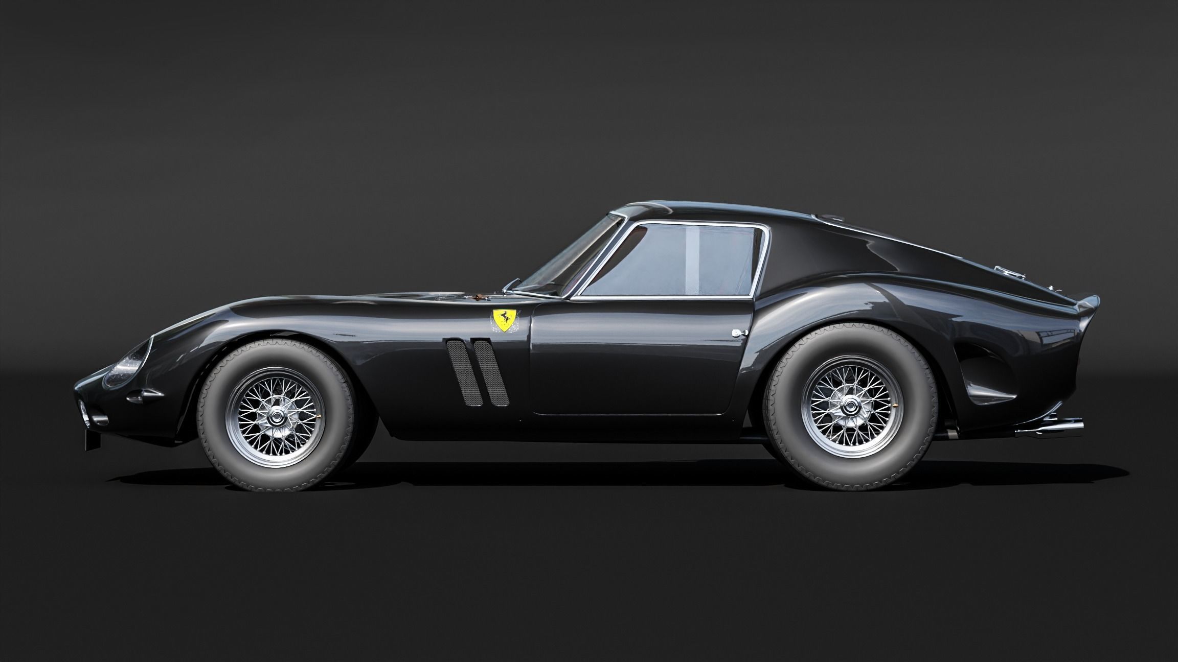 Ferrari 250 GTO - The Greatest Ferrari Ever Made Low-poly 3D model_3