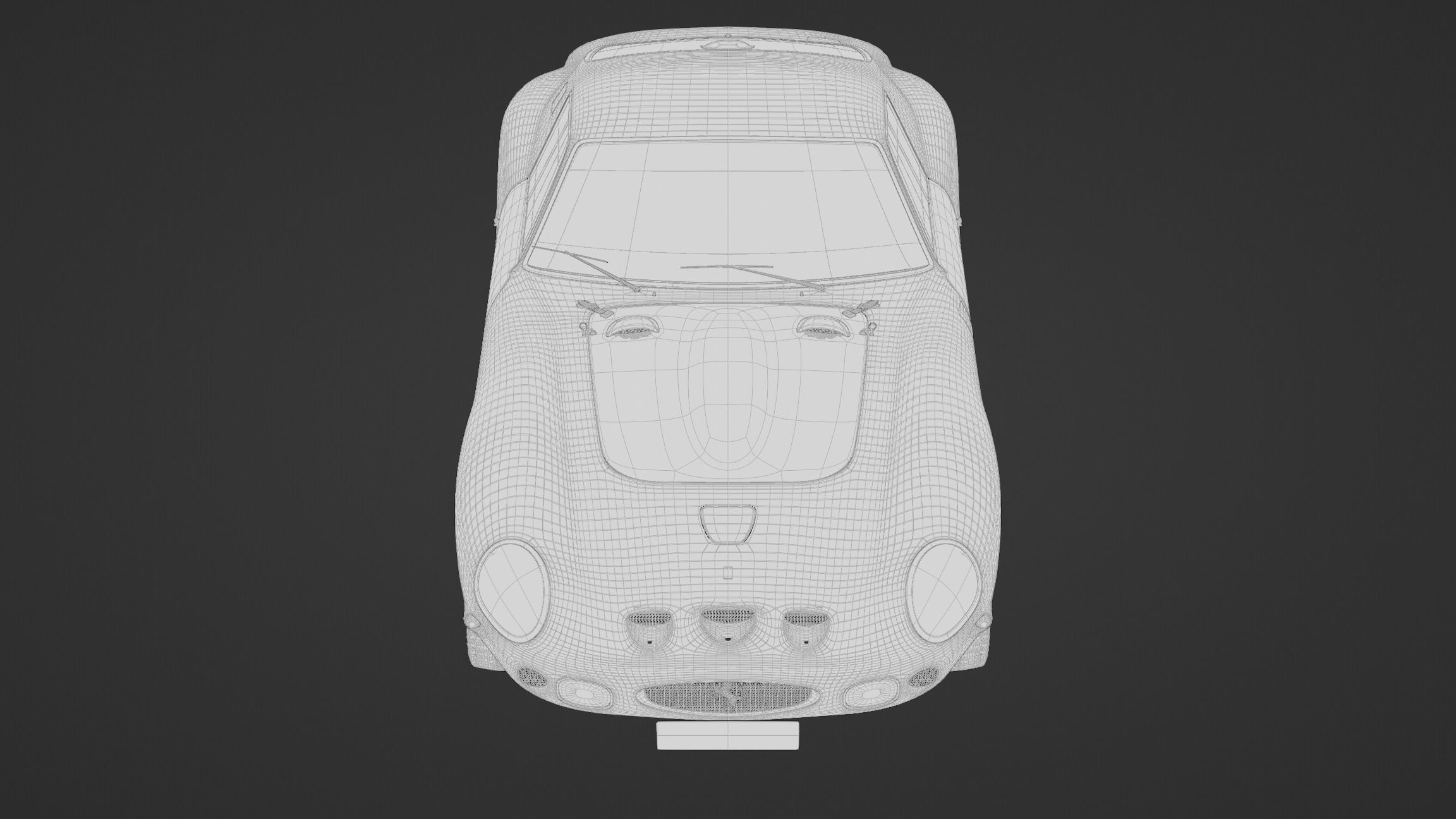 Ferrari 250 GTO - The Greatest Ferrari Ever Made Low-poly 3D model_5