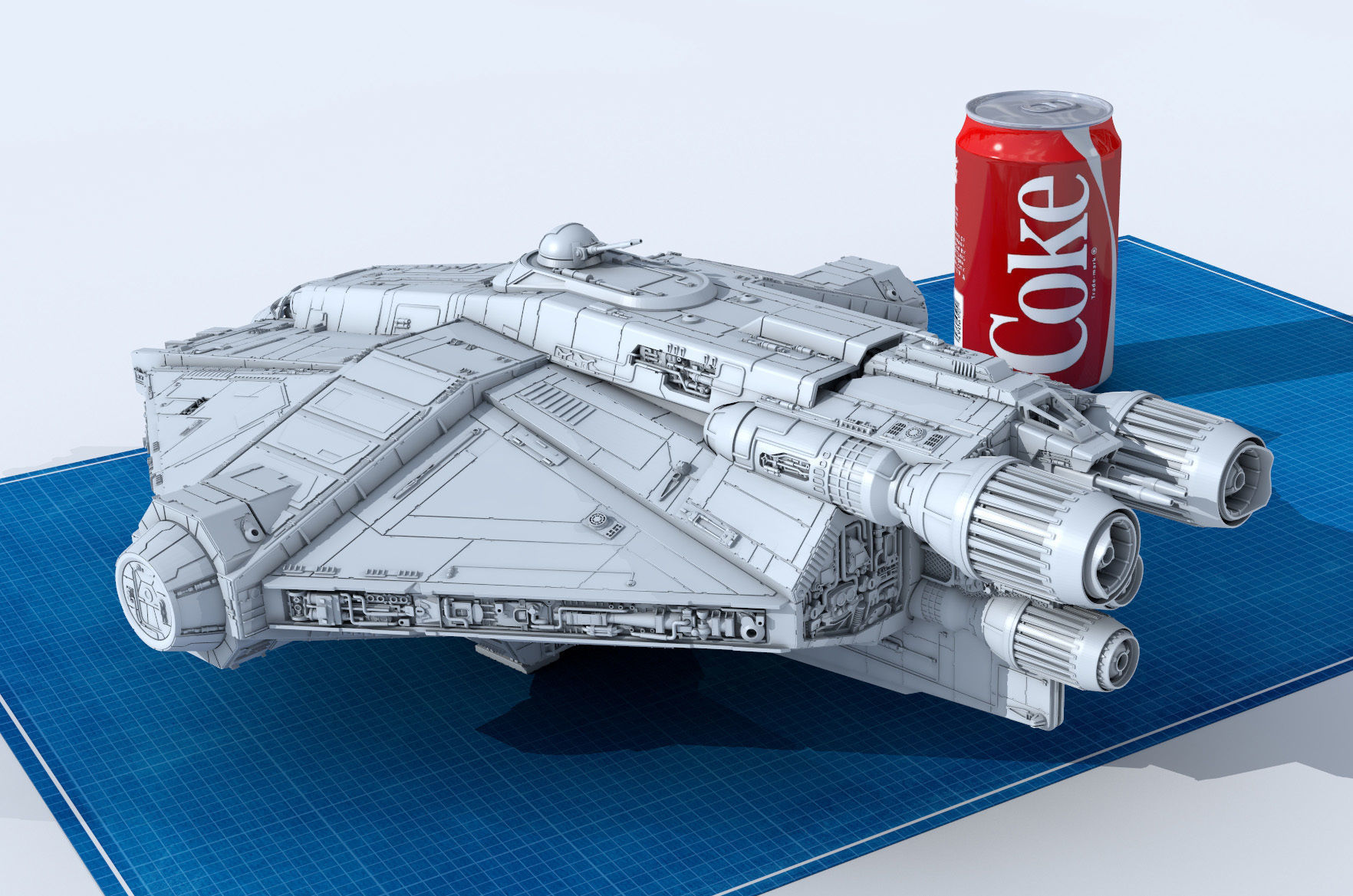 Star Wars REBELS Ghost and Phantom 1 3D print model_1