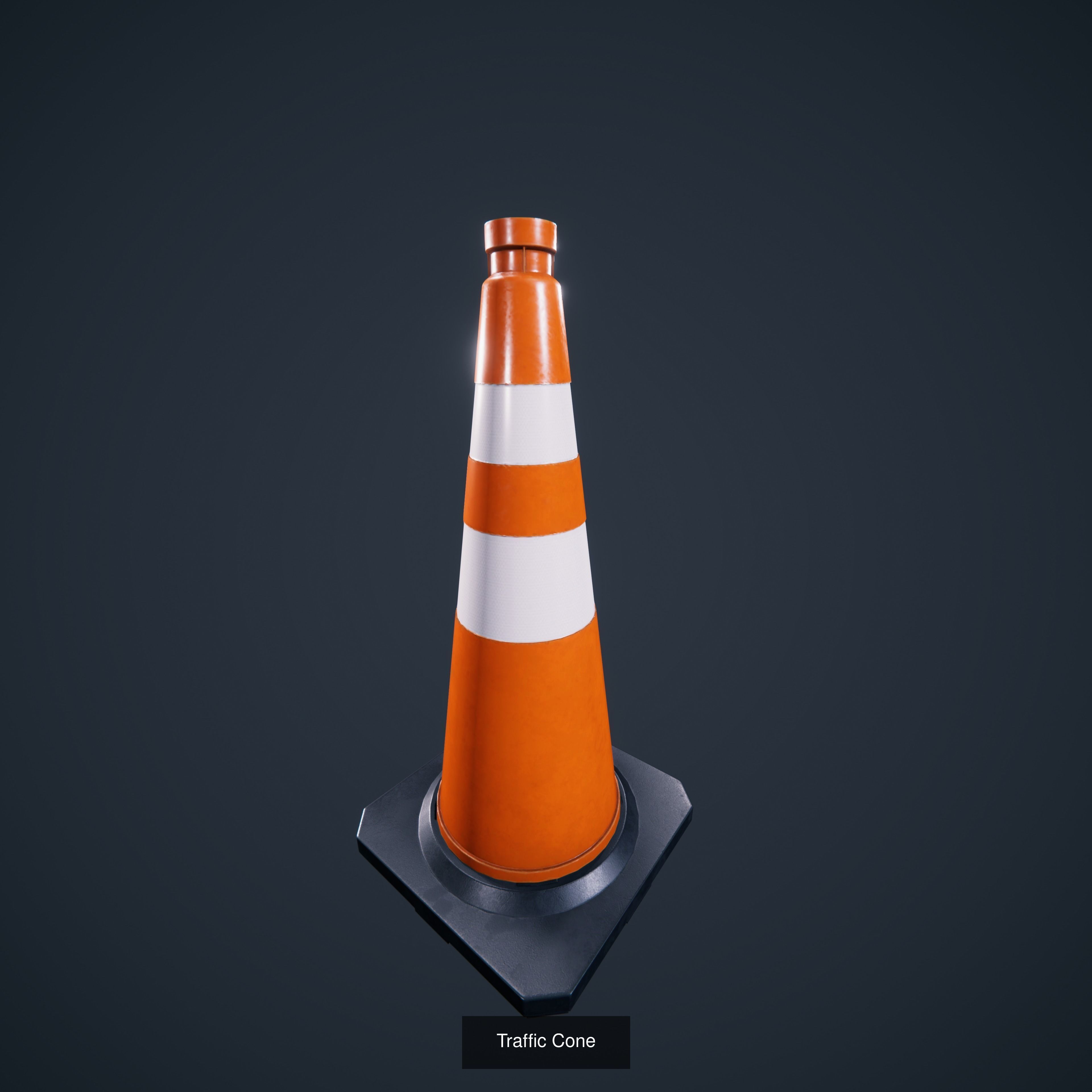 Traffic Safety 3D Model Collection_8