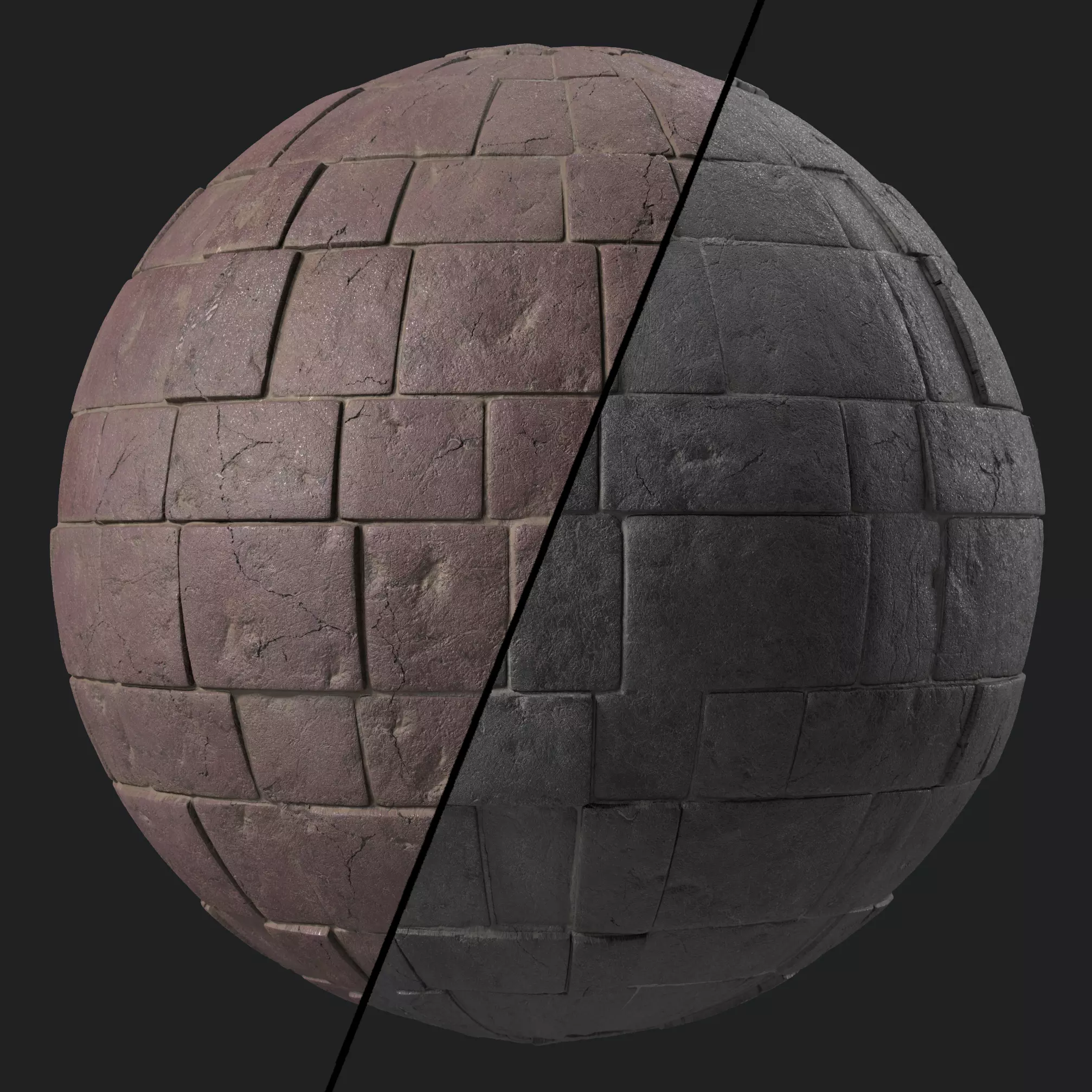 Stone Wall Materials 69- Decorative Stone Sbsar Pbr 4k Seamless Texture