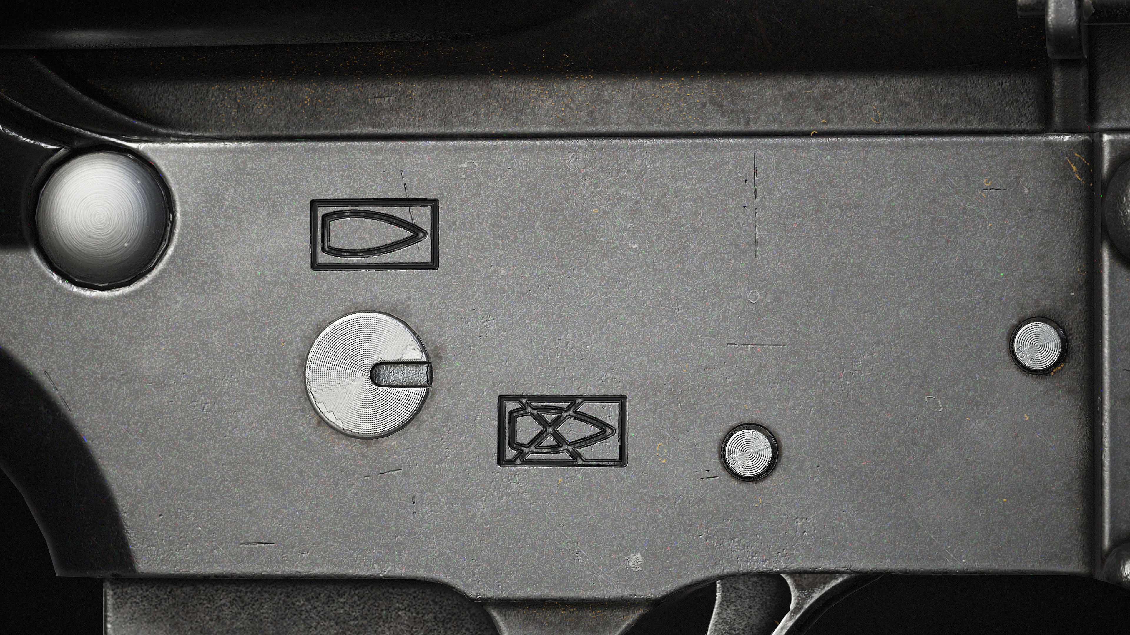 AR15 Receiver AAA Game Asset Low-poly 3D model_14