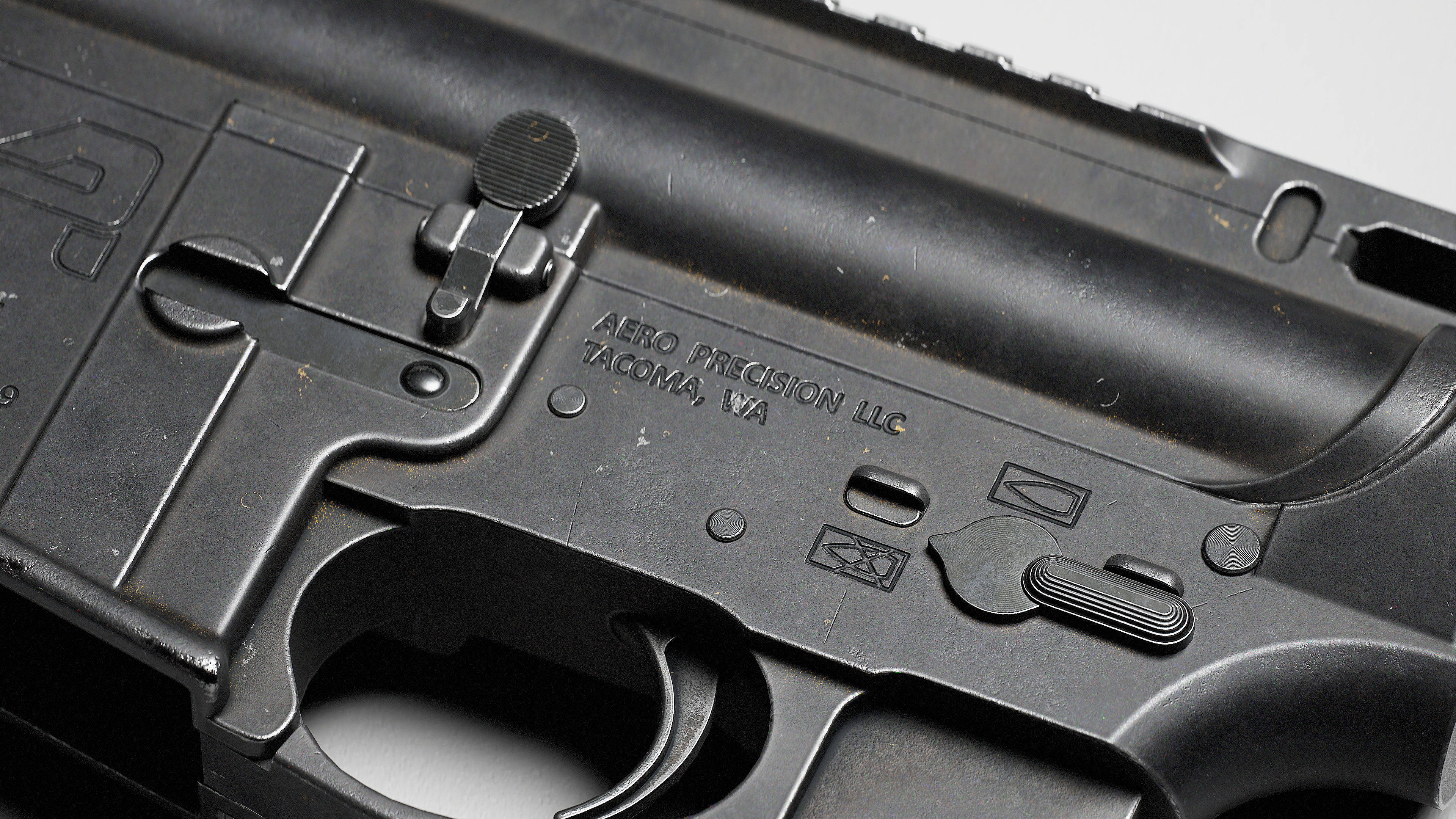 AR15 Receiver AAA Game Asset Low-poly 3D model_6