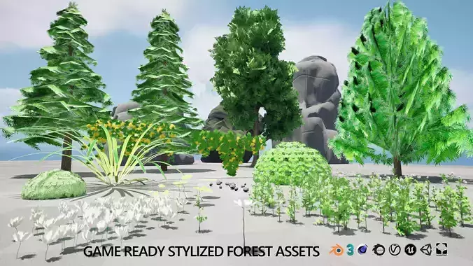 Stylized Forest Assets
