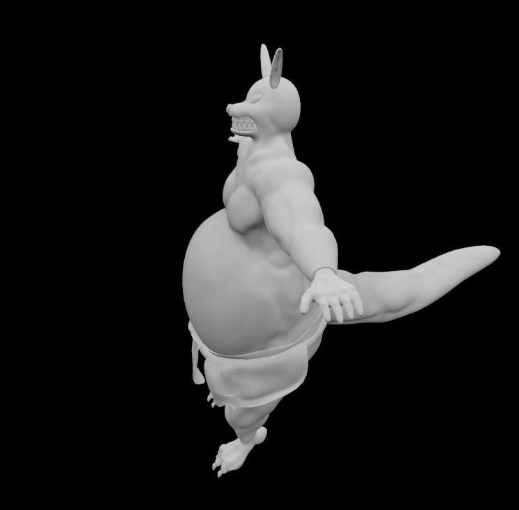 Monster character  3D model_1