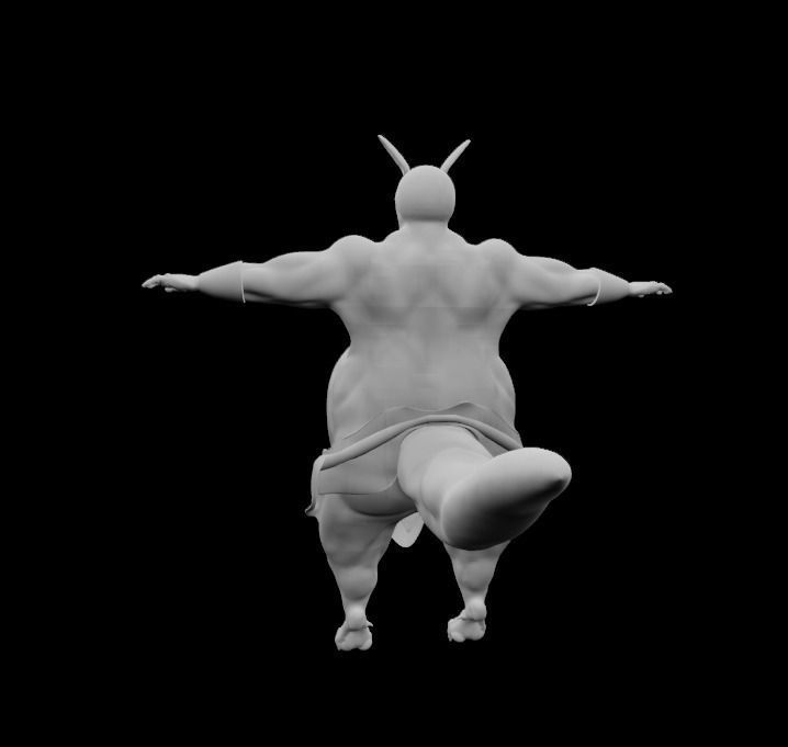 Monster character  3D model_2