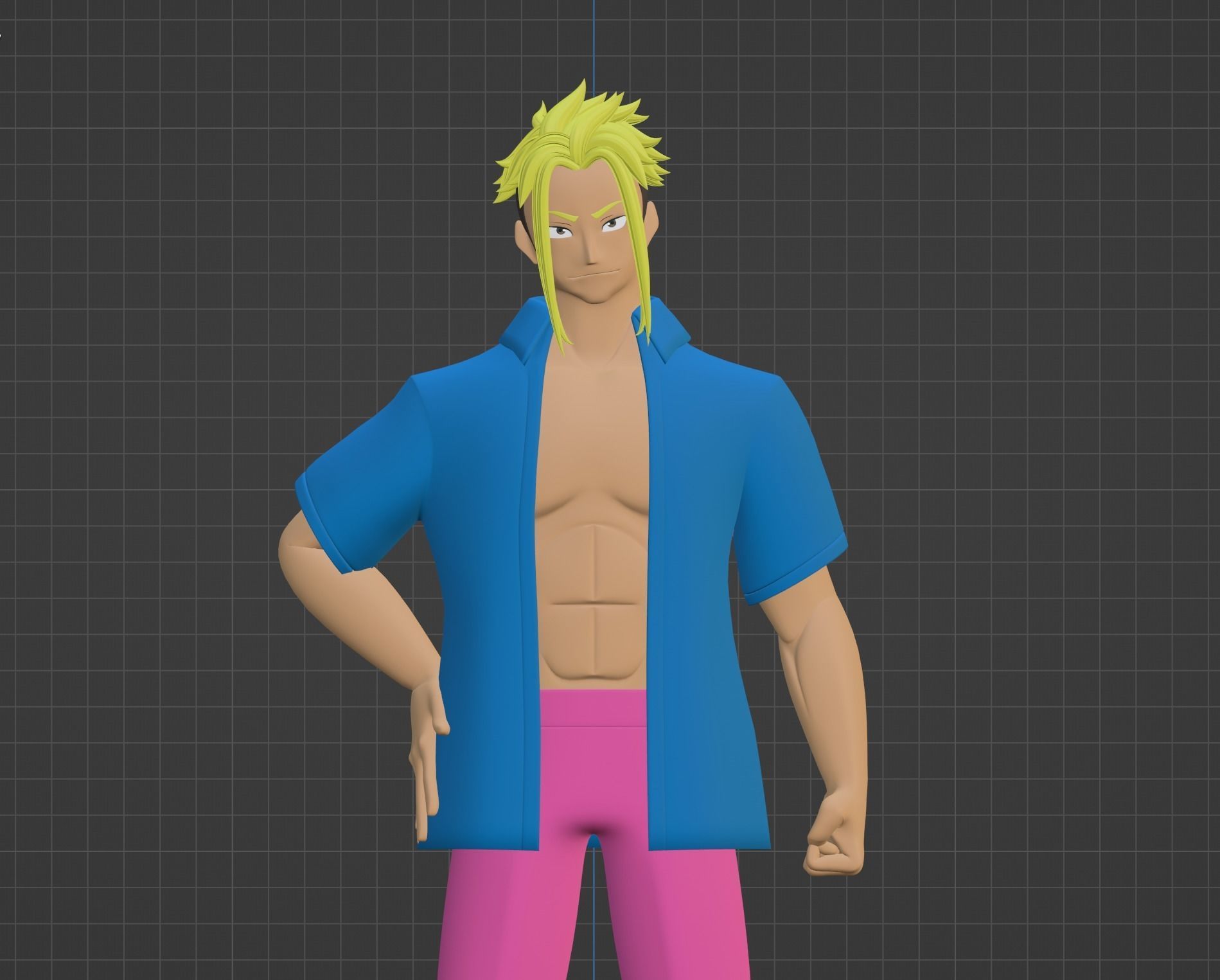 Kenichirou Ryuuzaki - Zom 100 3D model_9