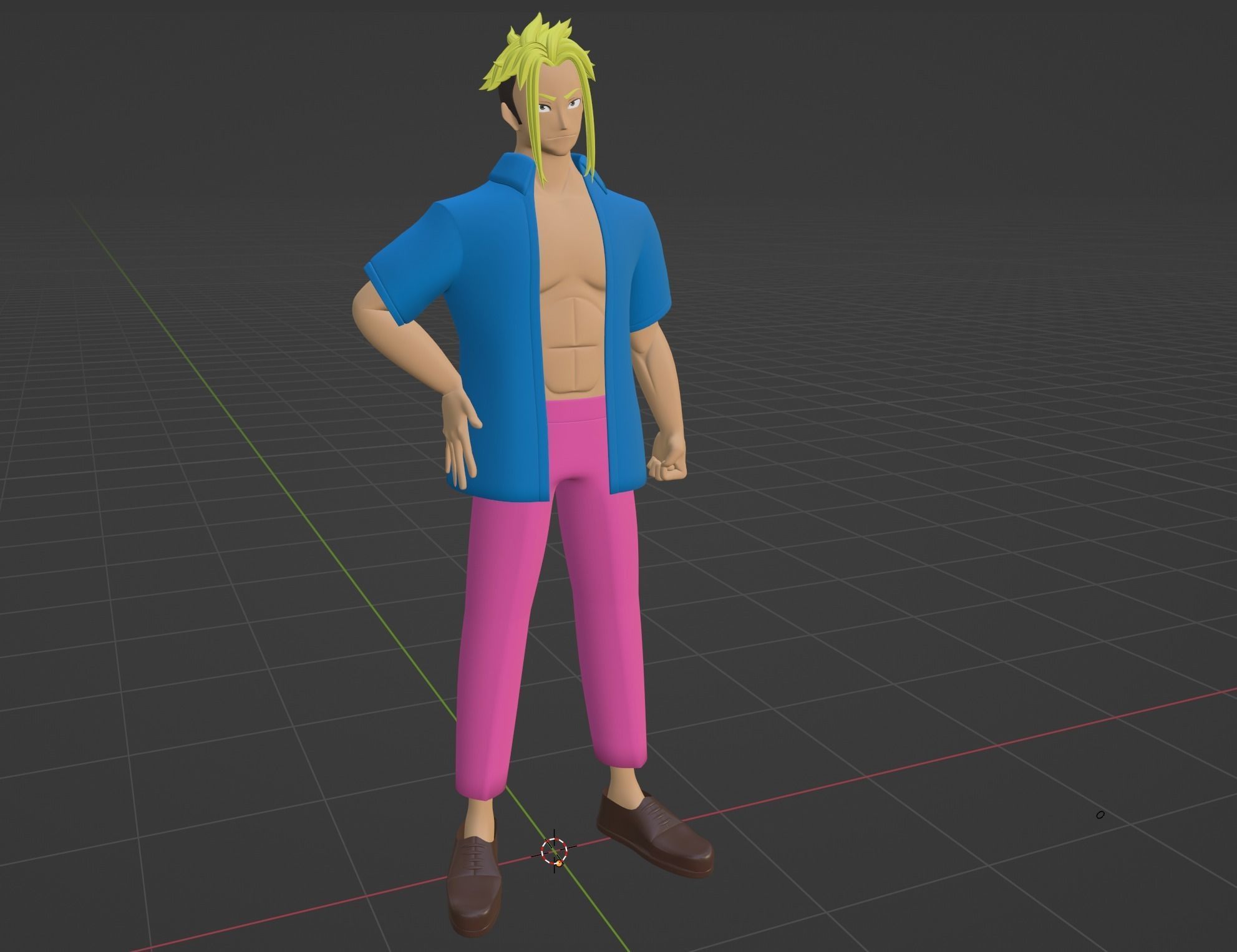 Kenichirou Ryuuzaki - Zom 100 3D model_7