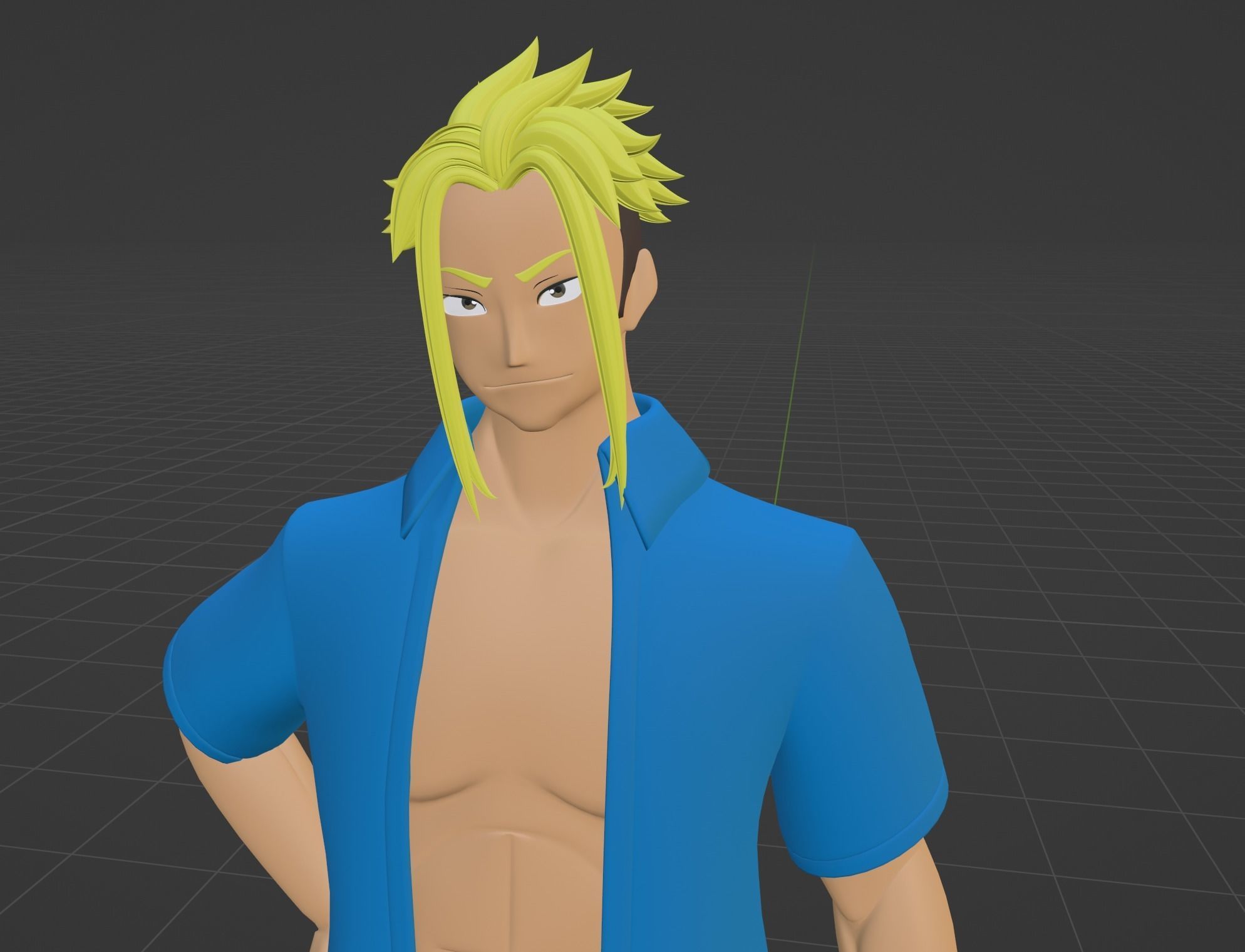 Kenichirou Ryuuzaki - Zom 100 3D model_8