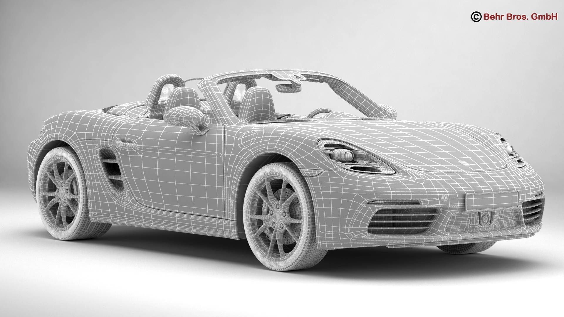 Porsche 718 Boxster 2017 3D model_16