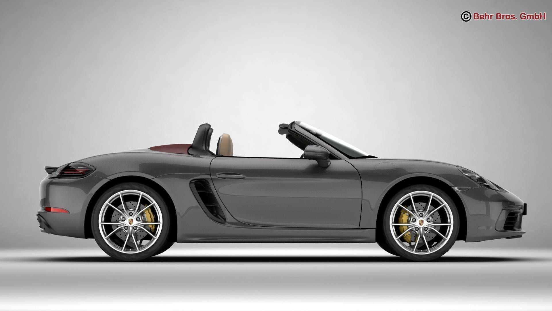 Porsche 718 Boxster 2017 3D model_5