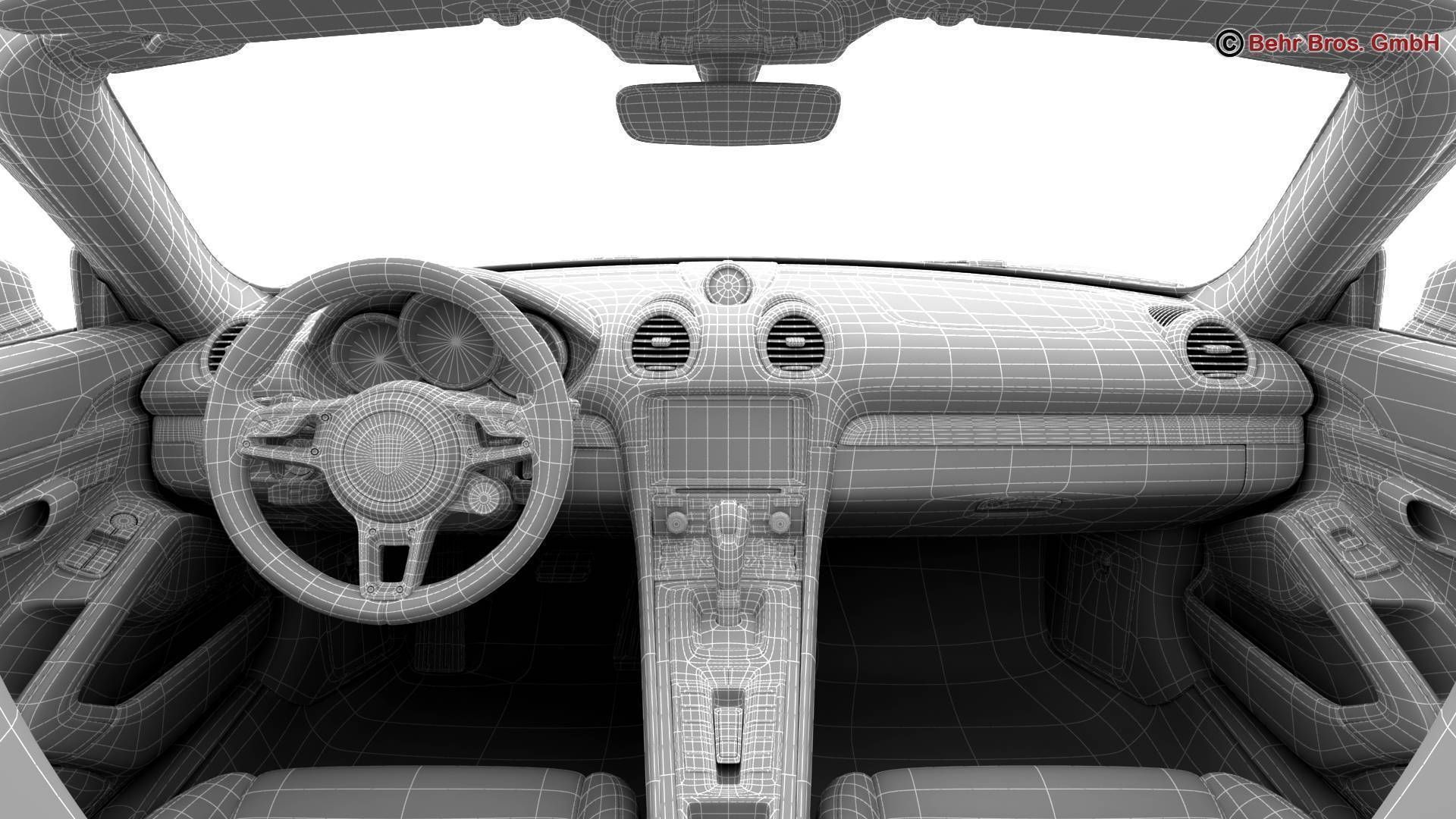 Porsche 718 Boxster 2017 3D model_28