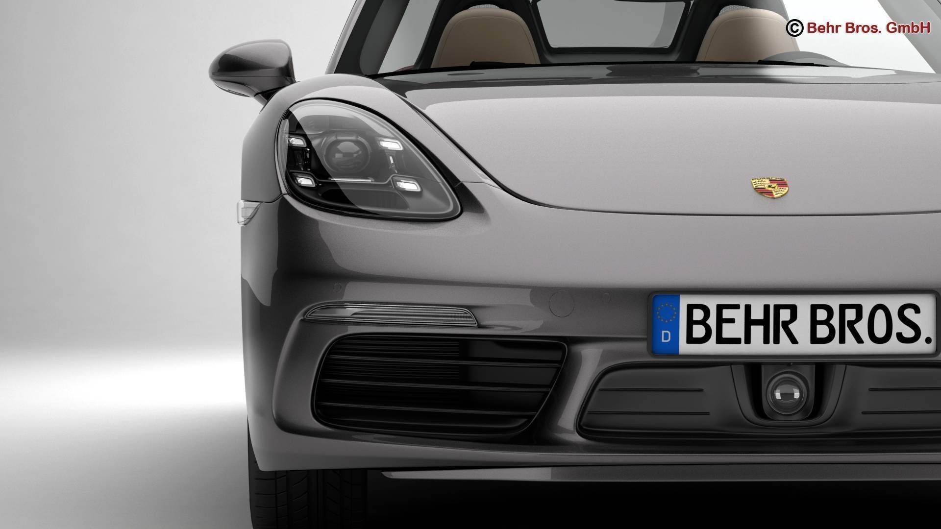Porsche 718 Boxster 2017 3D model_7