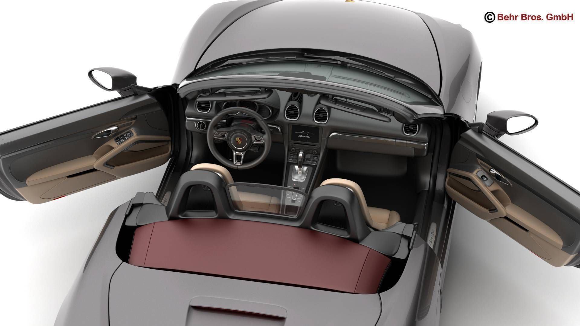 Porsche 718 Boxster 2017 3D model_12