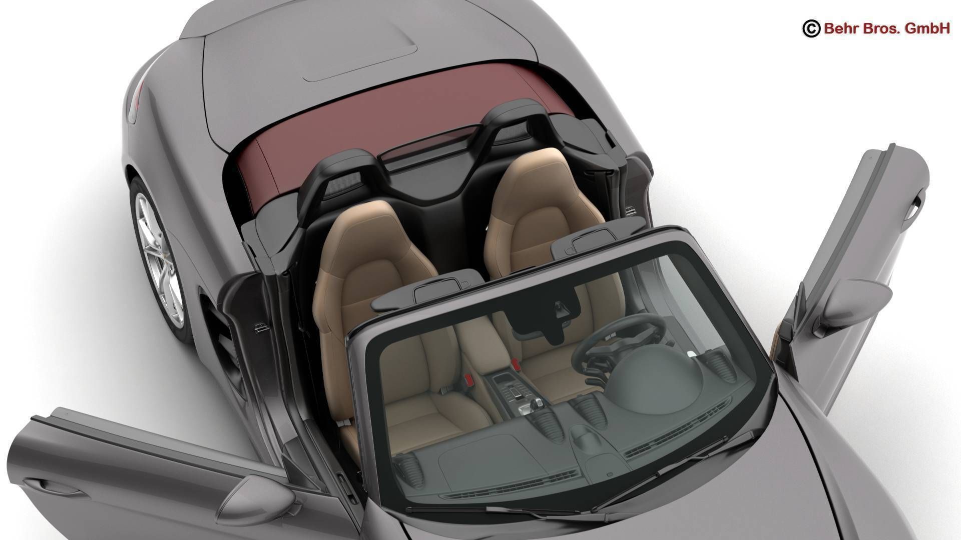 Porsche 718 Boxster 2017 3D model_11