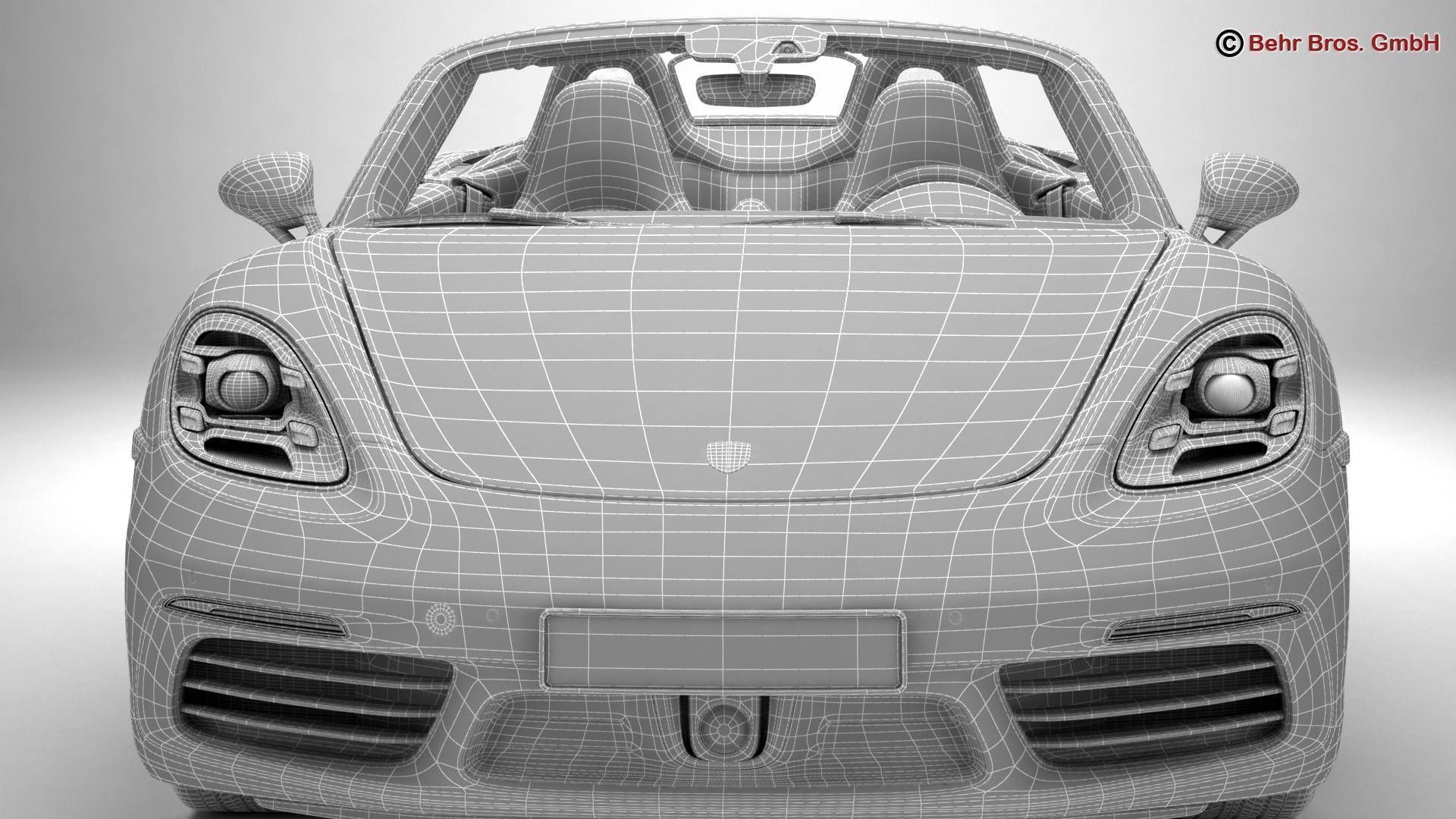 Porsche 718 Boxster 2017 3D model_21