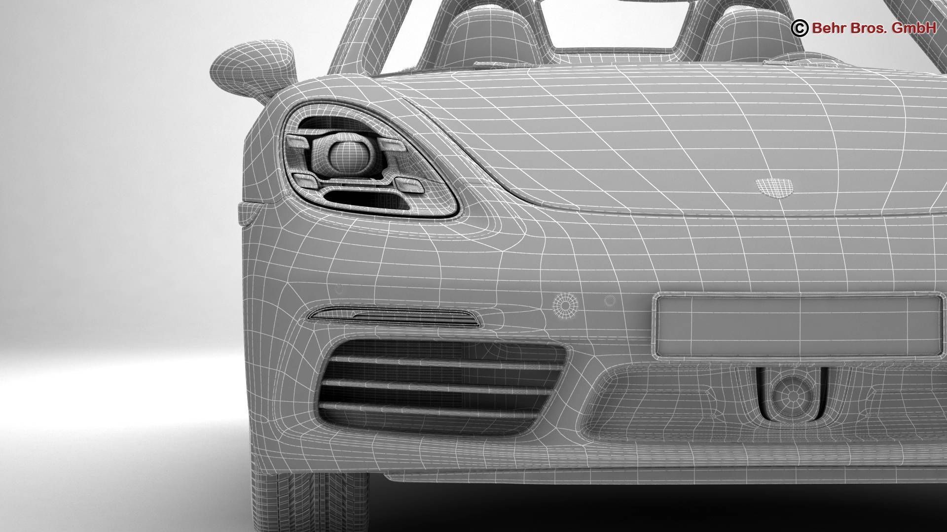 Porsche 718 Boxster 2017 3D model_22