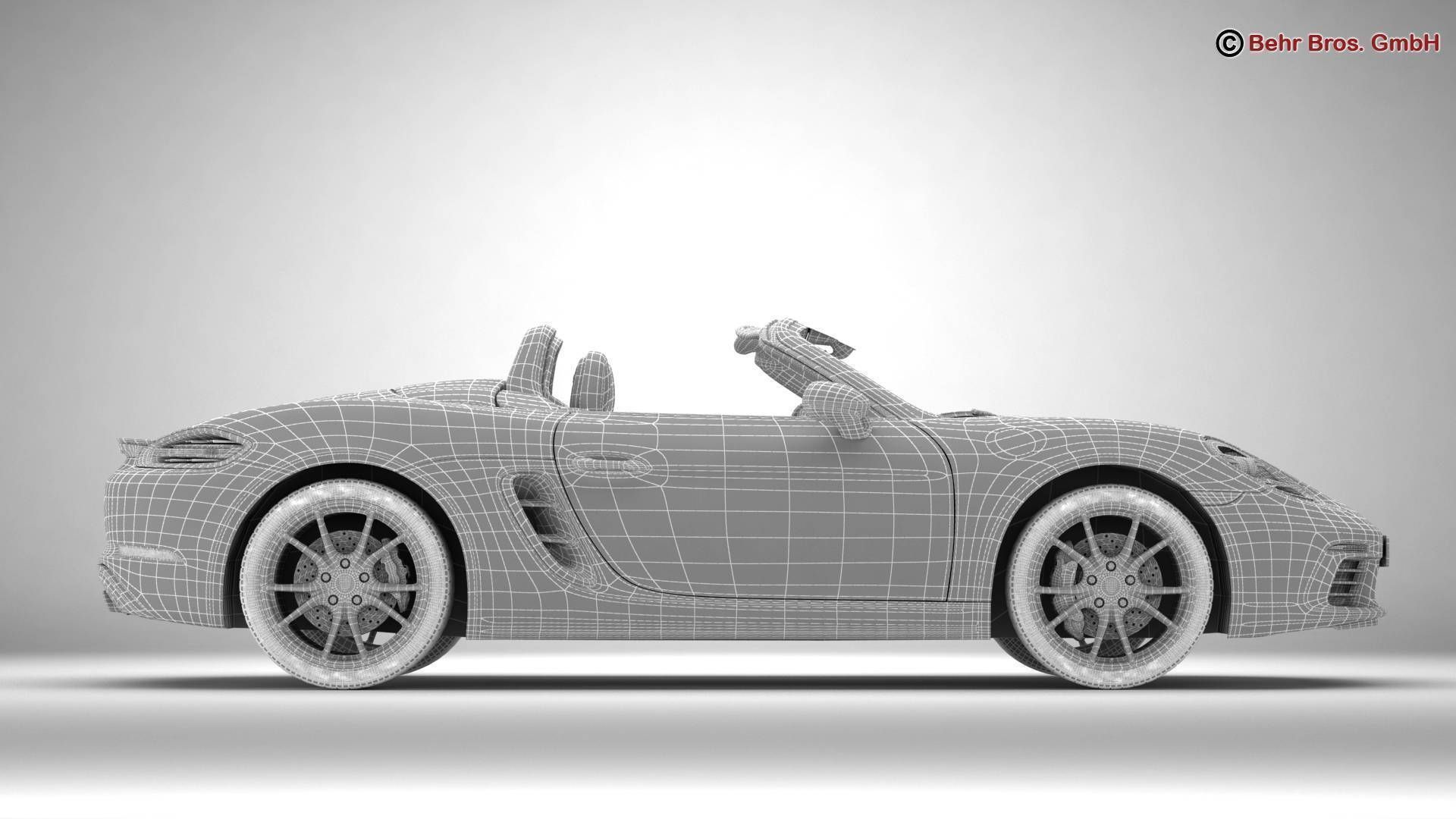 Porsche 718 Boxster 2017 3D model_20