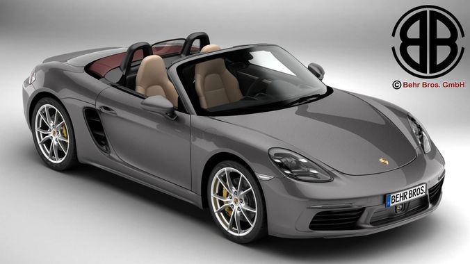 Porsche 718 Boxster 2017 3D model