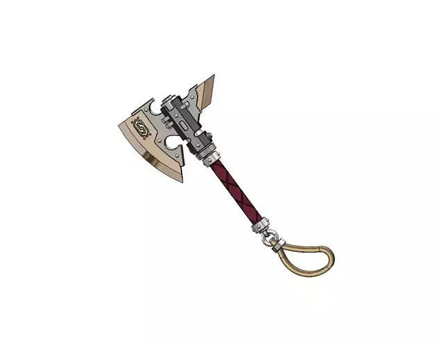 DARKSTAR AXE - LEAGUE OF VOTANN - WARHAMMER 3D print model