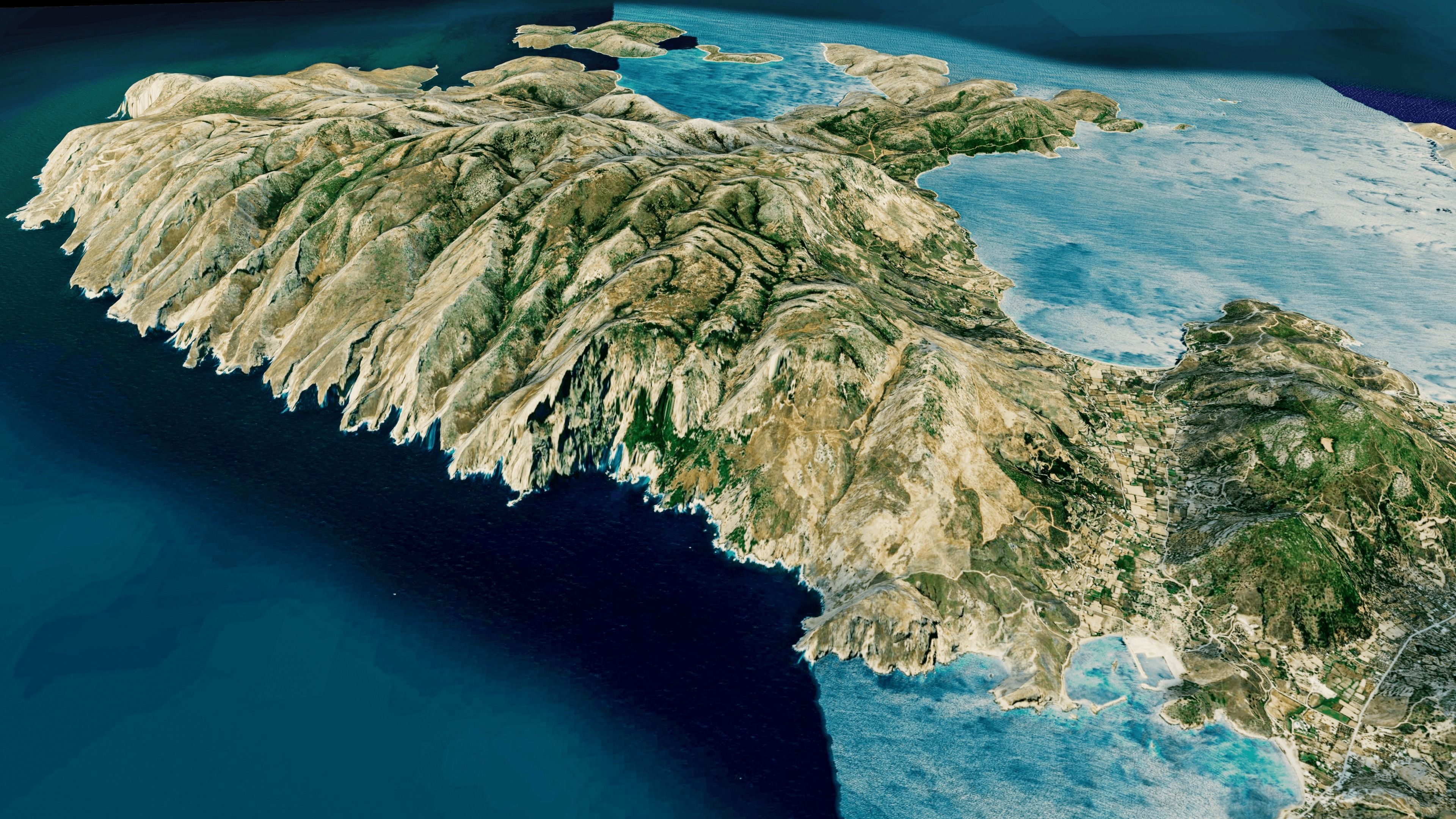 skyros island full 3d model terrain 3D model_10