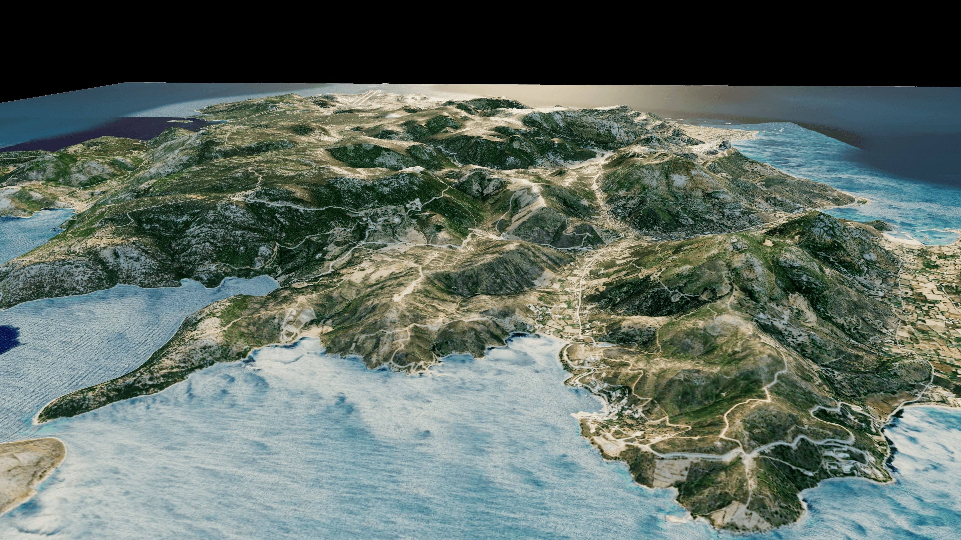 skyros island full 3d model terrain 3D model_5
