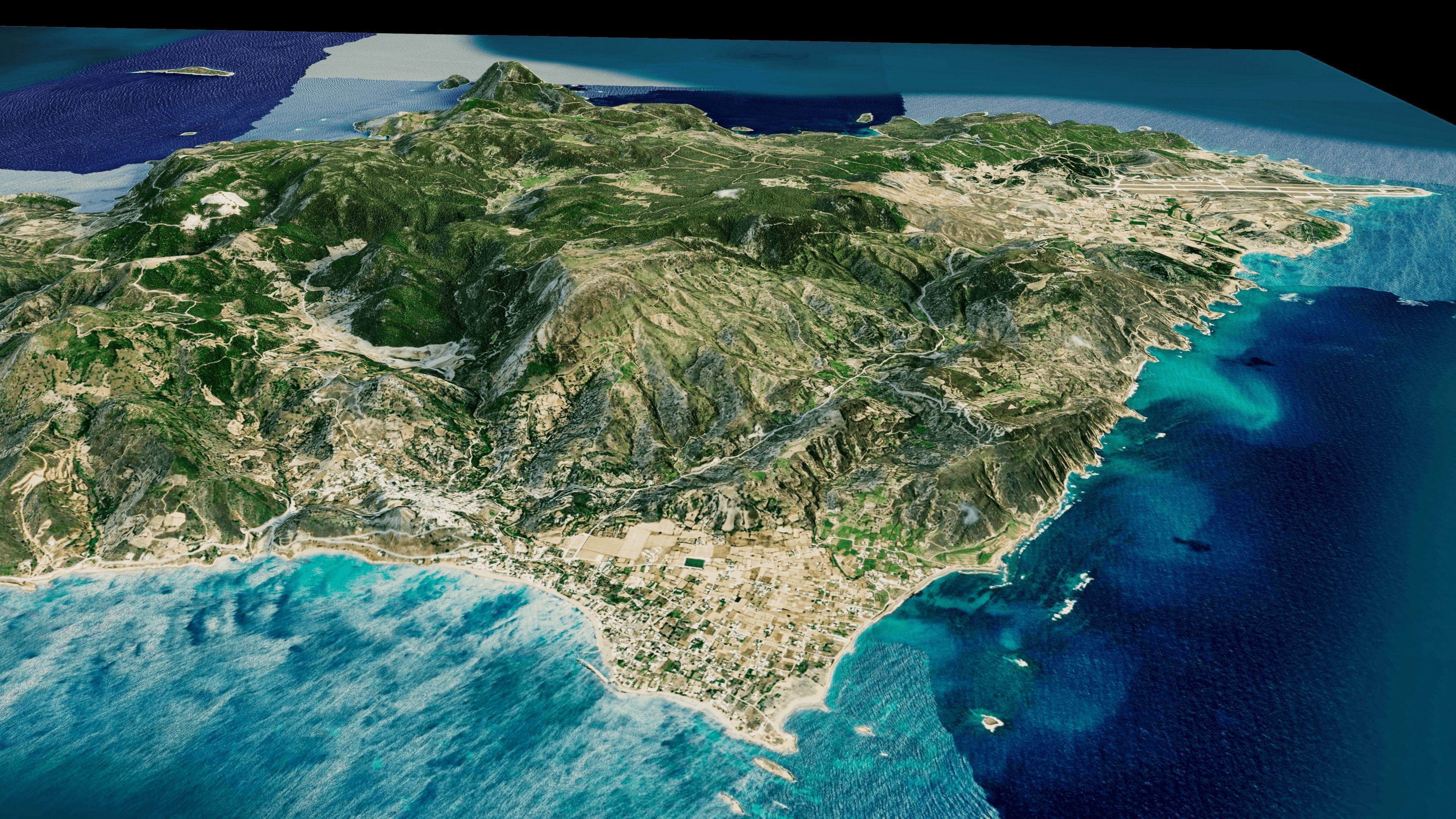 skyros island full 3d model terrain 3D model_13