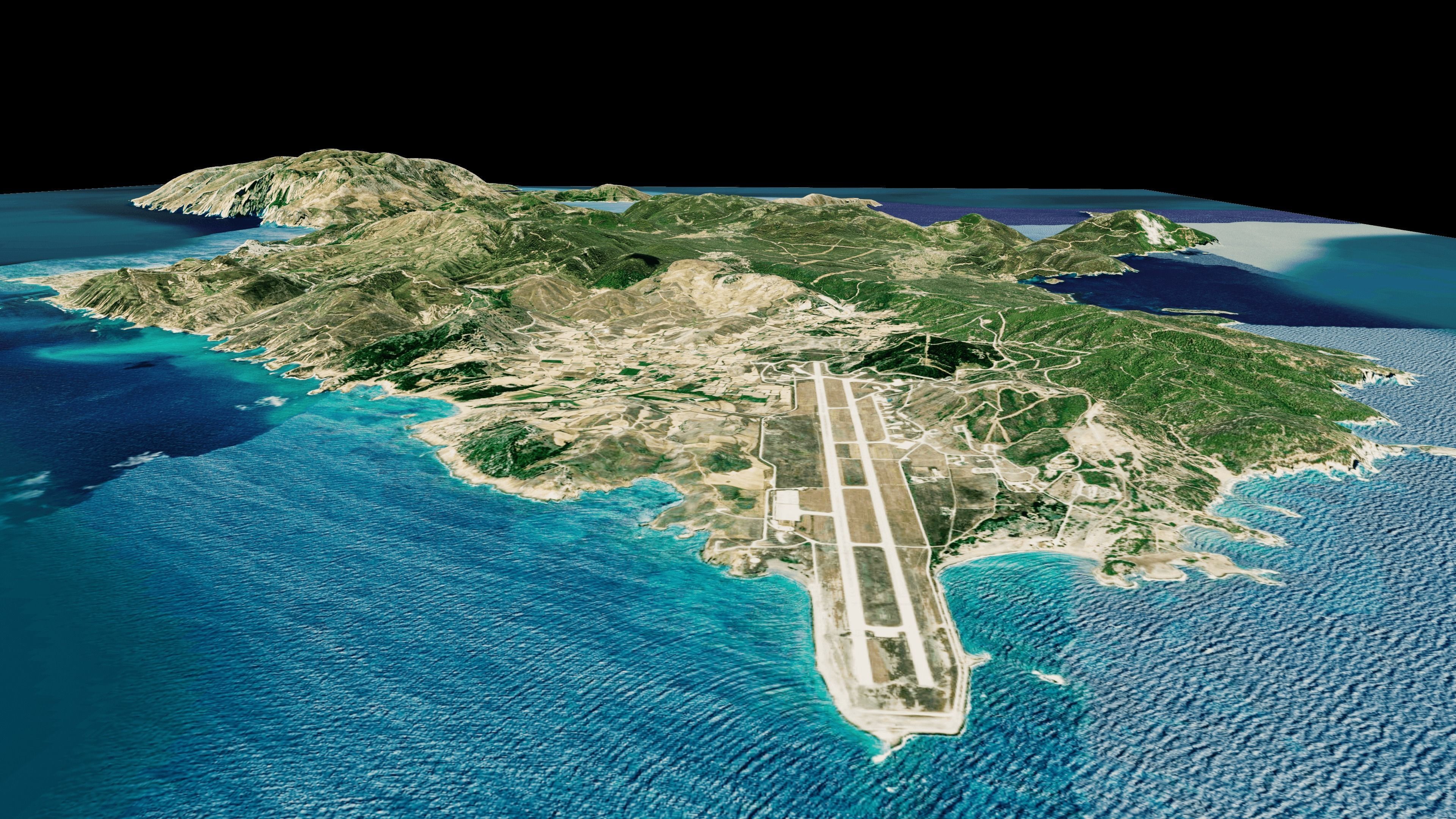 skyros island full 3d model terrain 3D model_6
