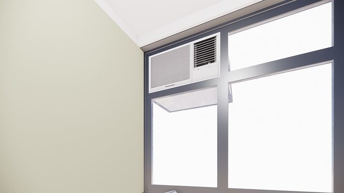 Window Air-Conditioner Free 3D model