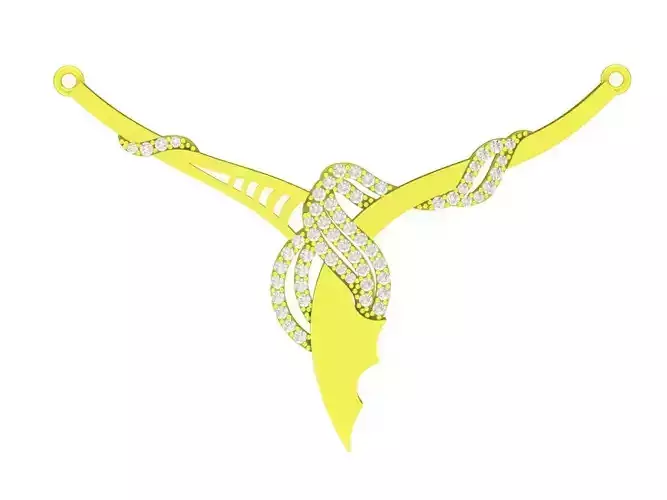 6046 hongkong diamond necklaces