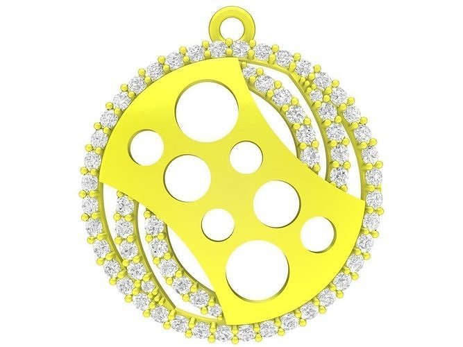 6049 fashion korean diamond pendant 3D print model