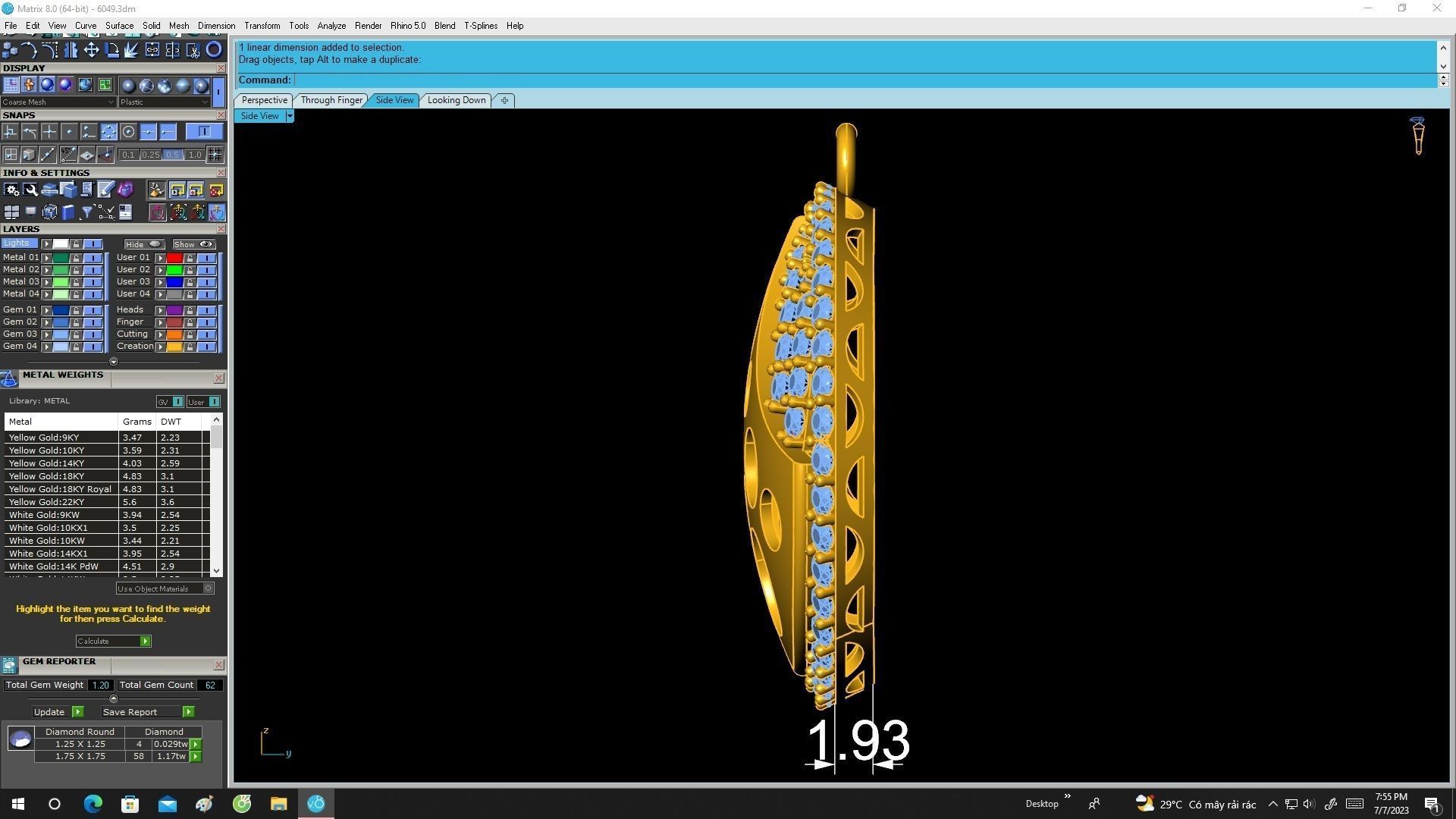 6049 fashion korean diamond pendant 3D print model_7