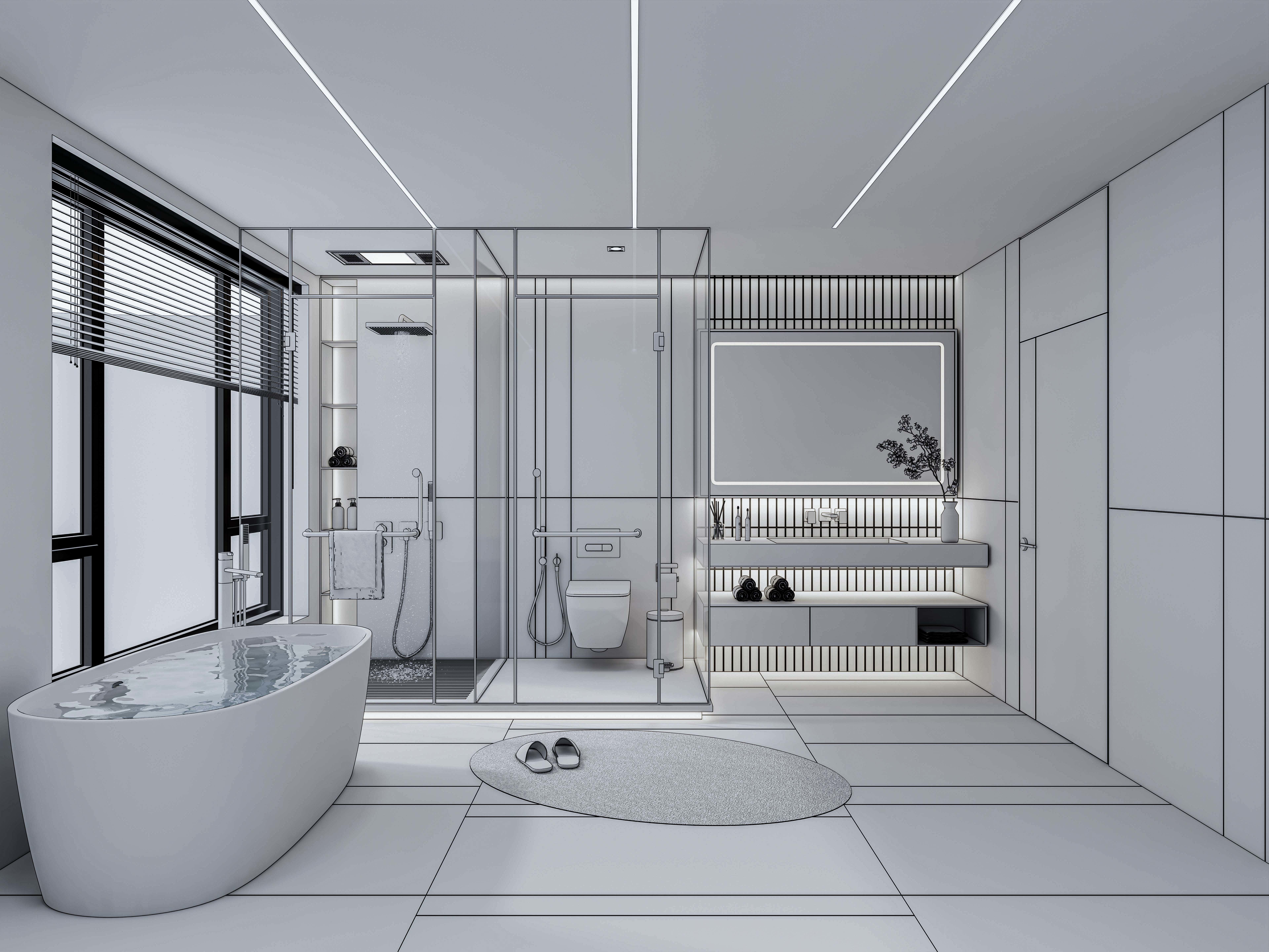Bathroom  27 3D model_19