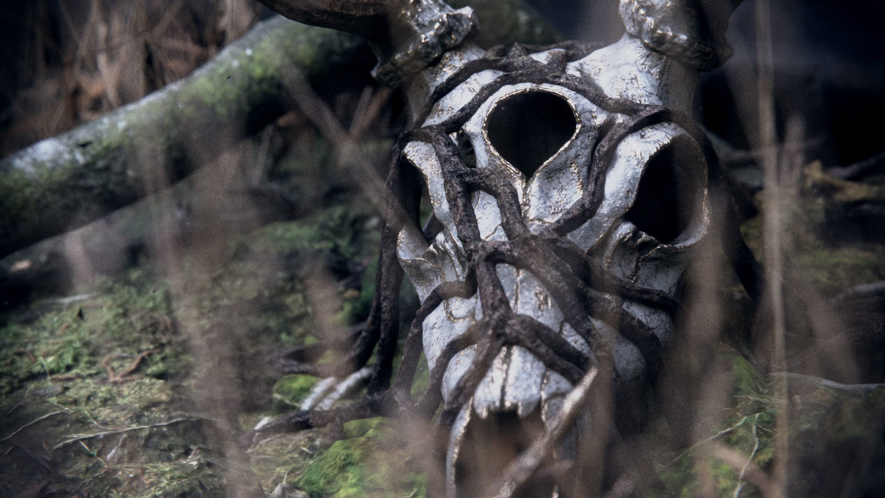 deer demon skull 3D model_10