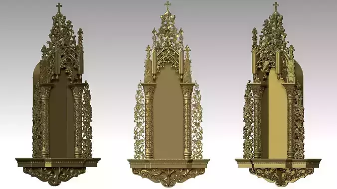 Catholic Altar V2 3D print model