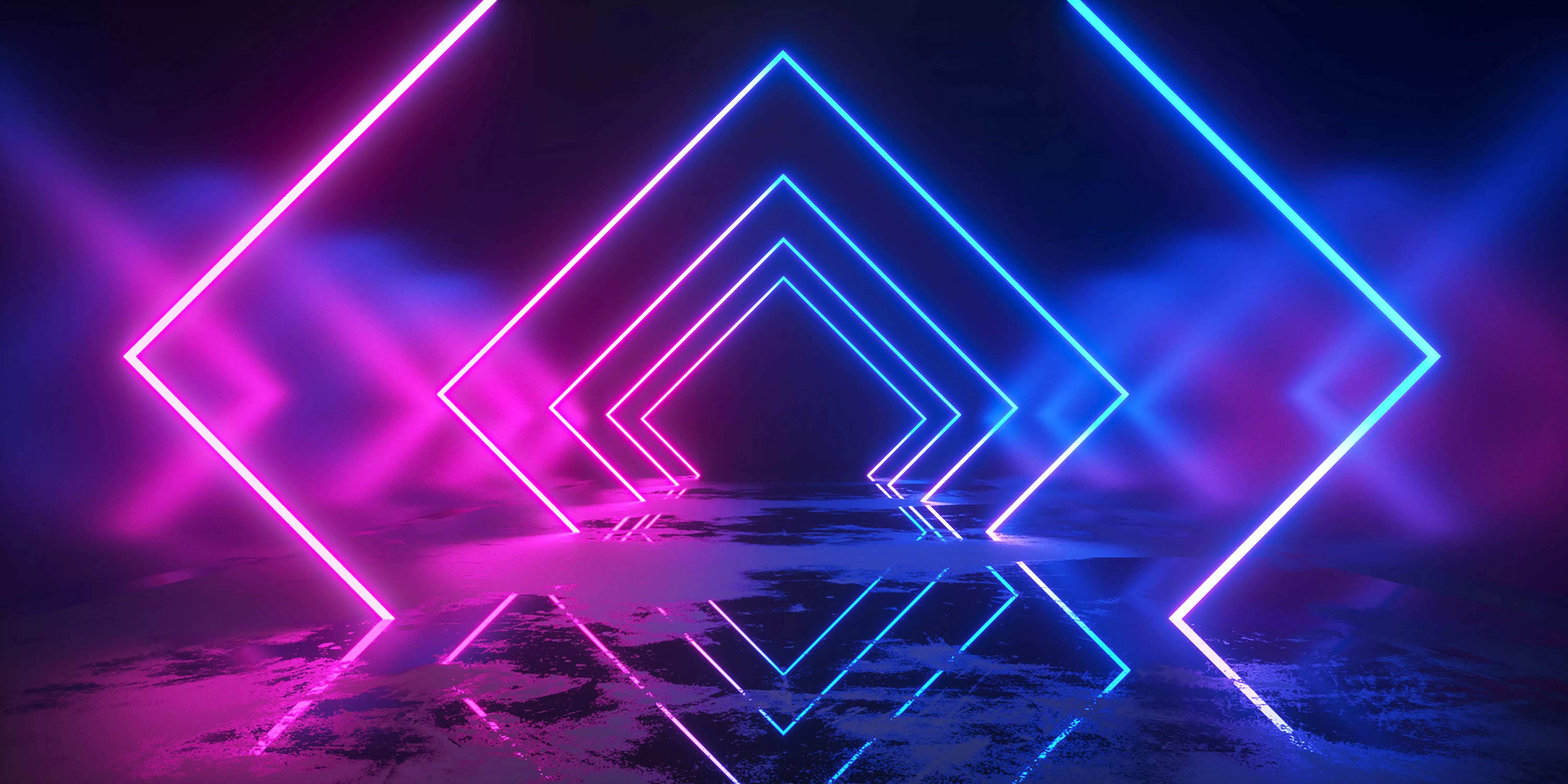 Cool neon lights Cyberpunk 3D model_0