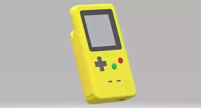 HSH3-082023 Gameboy Color Model 3D print model
