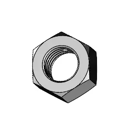 M6 NUT 3D model_0