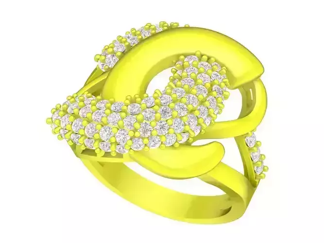 6070 korean diamond women ring 