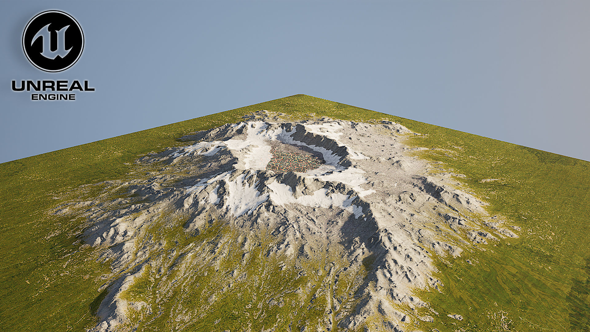 Volcano Mountain Range Version 1 3D model_17