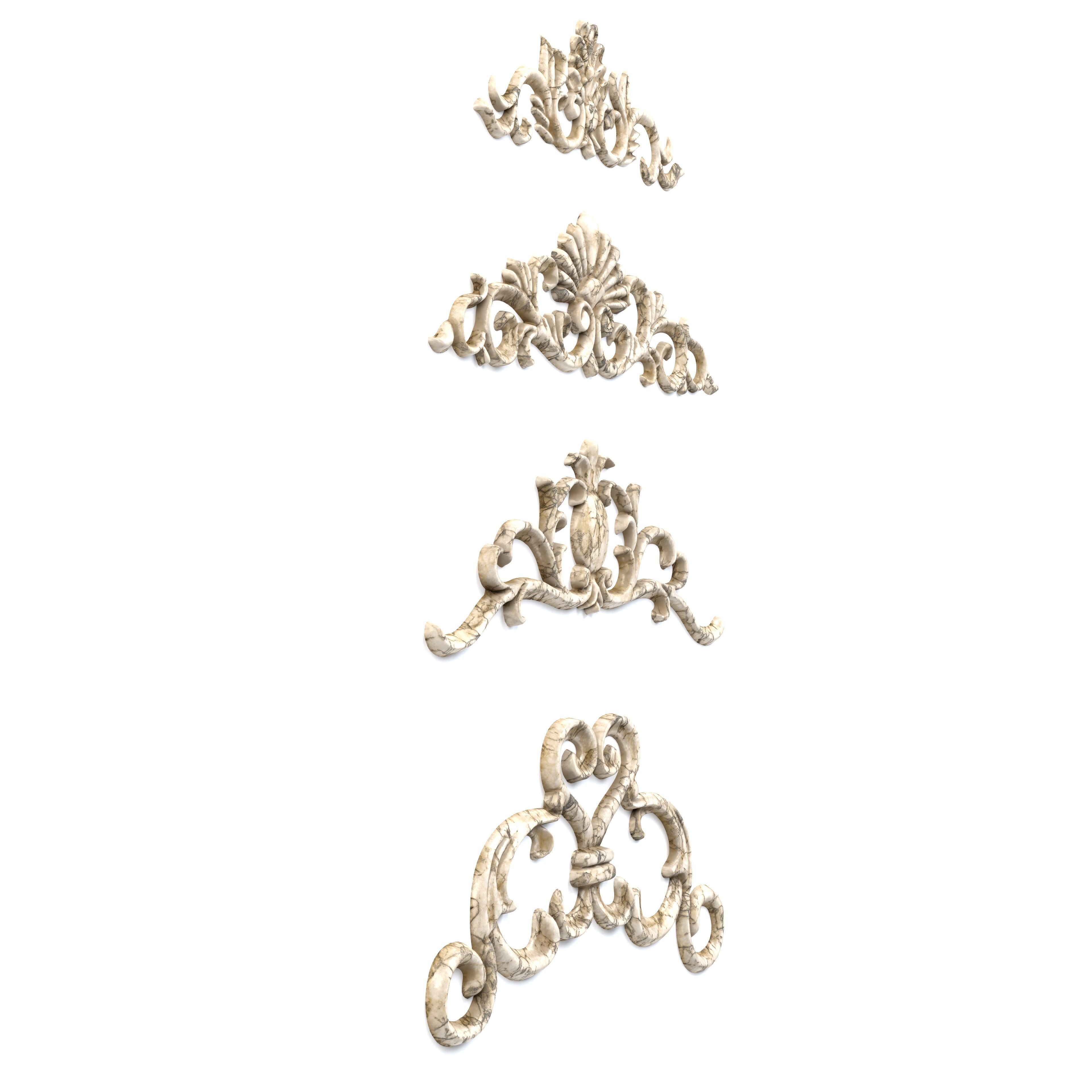 4 Low-Poly Ornament Vol 09-2 3D model_5