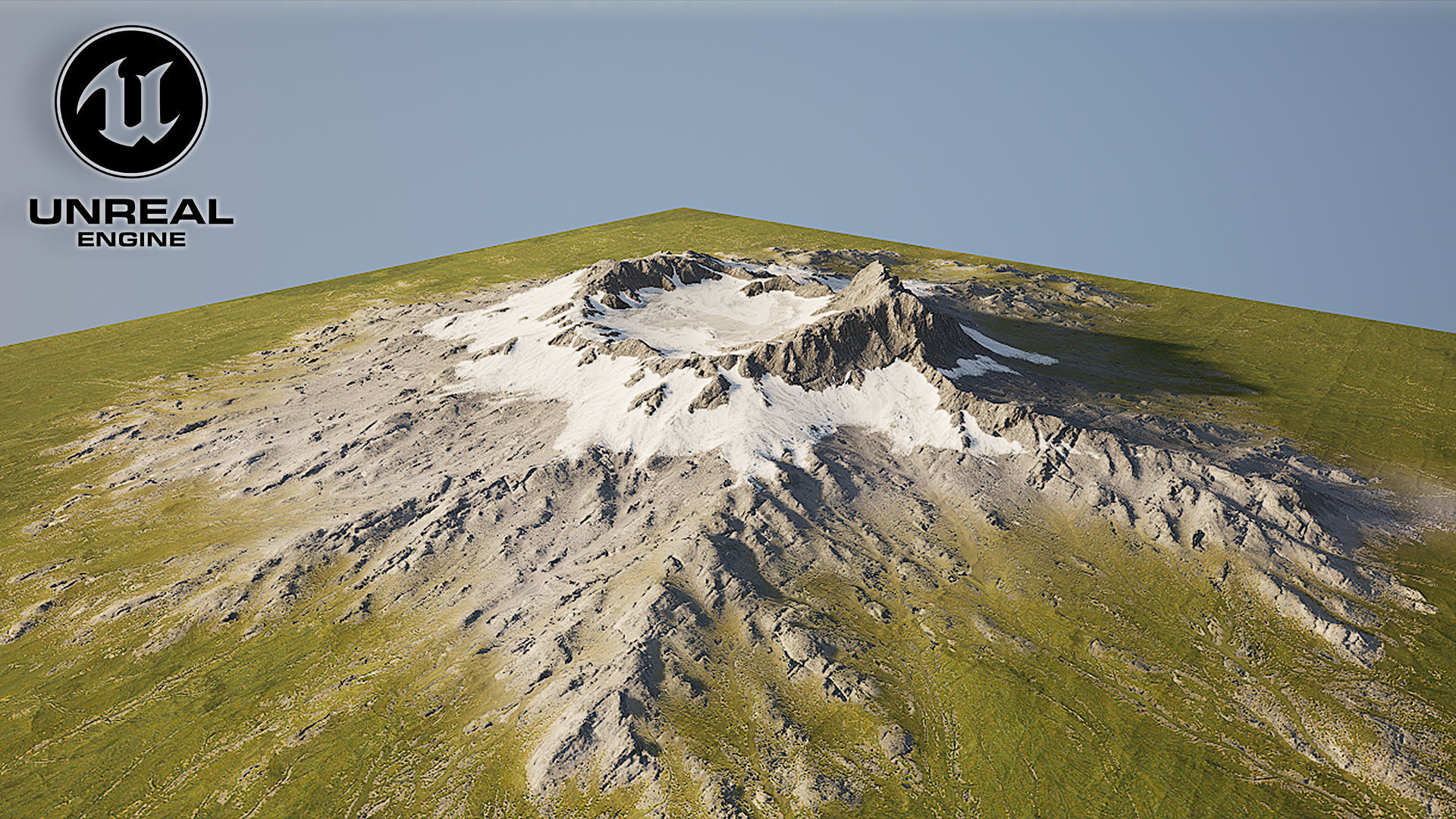 Volcano Mountain Range Version 2 3D model_16