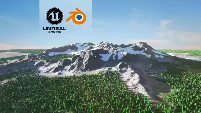 Volcano Mountain Range Version 4