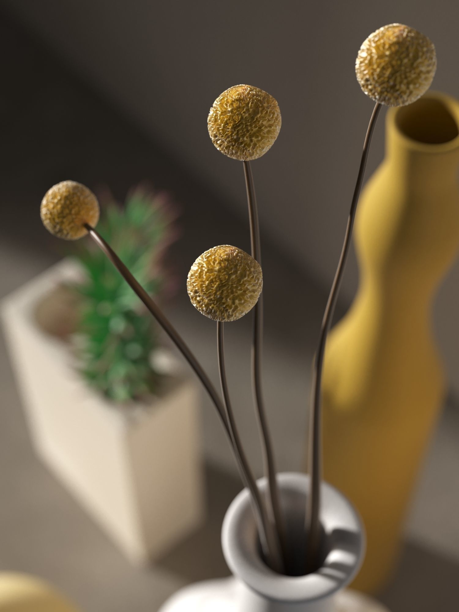 Vase Set 140 3D model_2