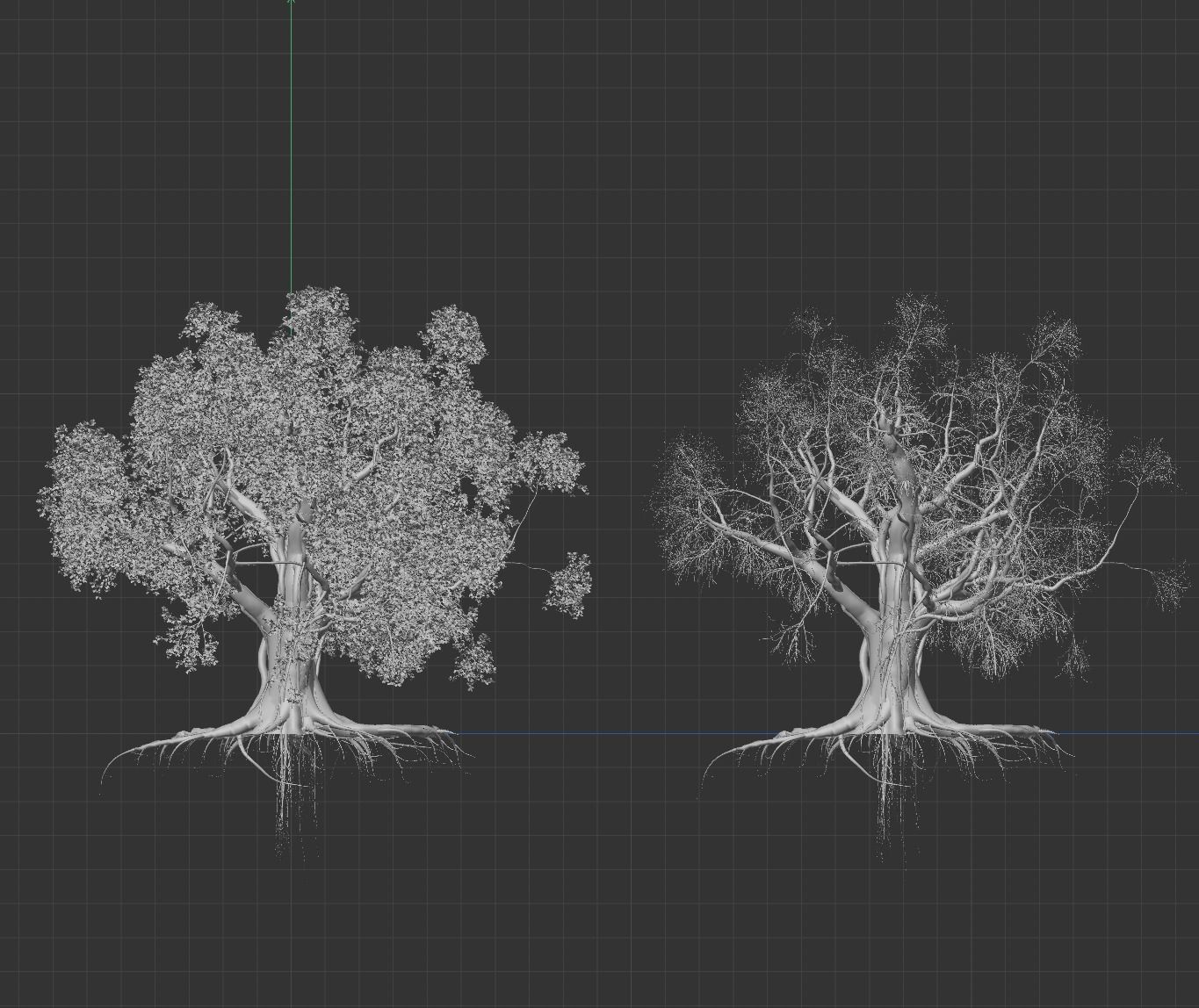 High quality Large banyan tree 06 3D model_4