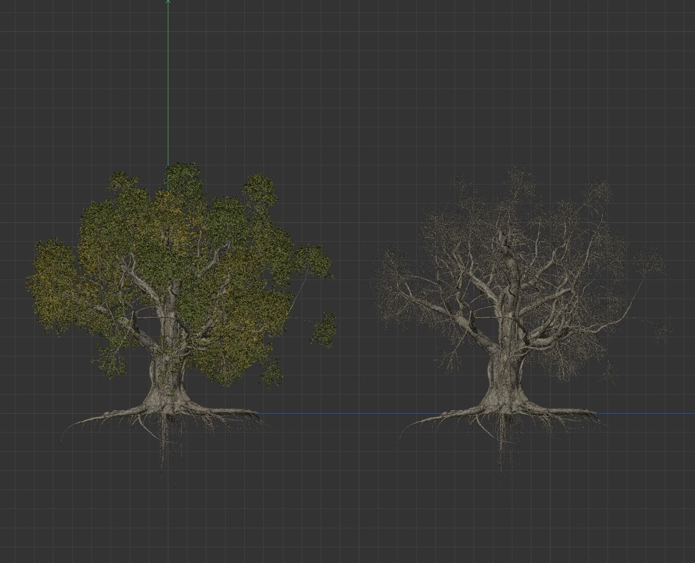 High quality Large banyan tree 06 3D model_3